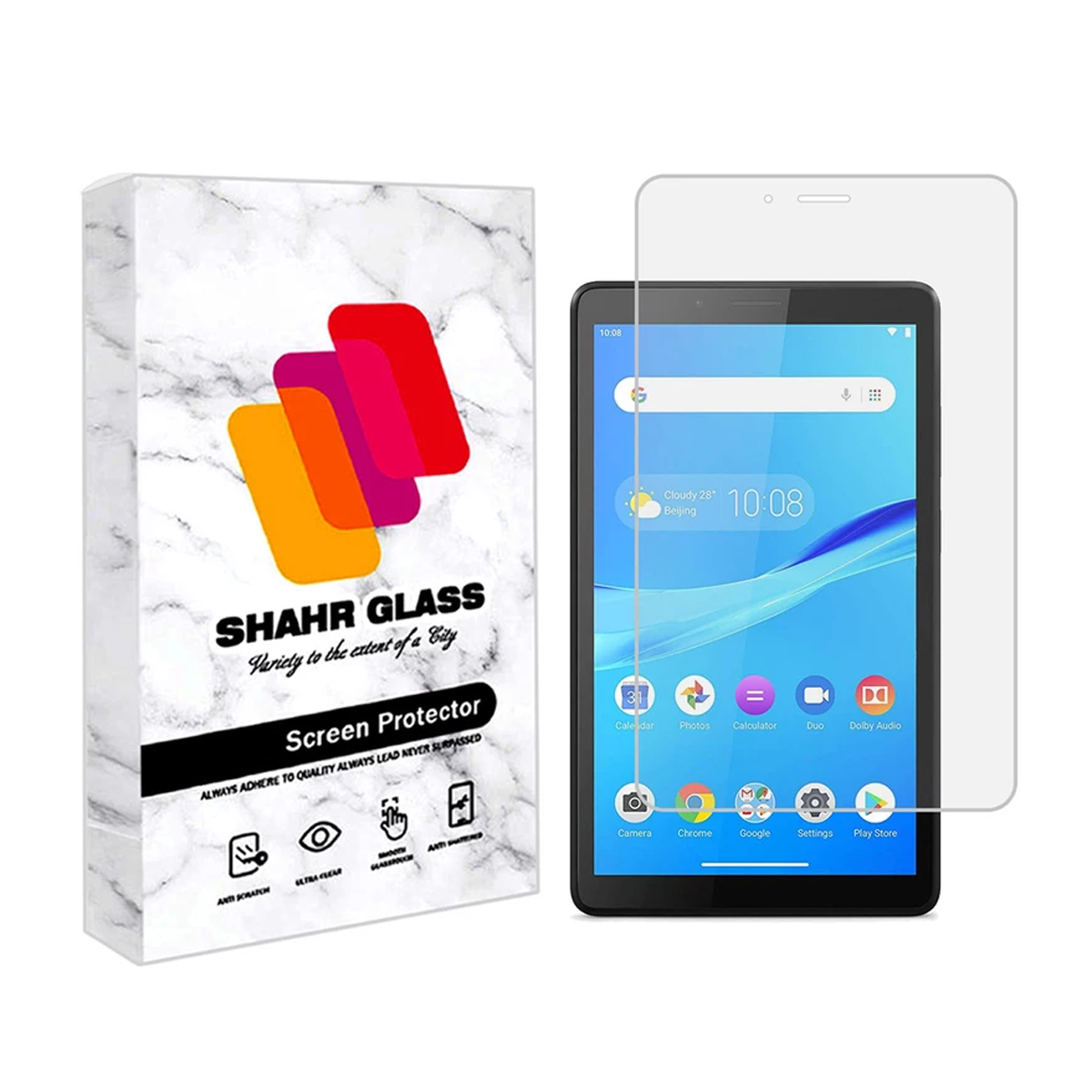 گلس تبلت لنوو M7 شهر گلس مدل TS1SHA-بی رنگ شفاف گلس تبلت لنوو M7 شهر گلس مدل TS1SHA-بی رنگ شفاف