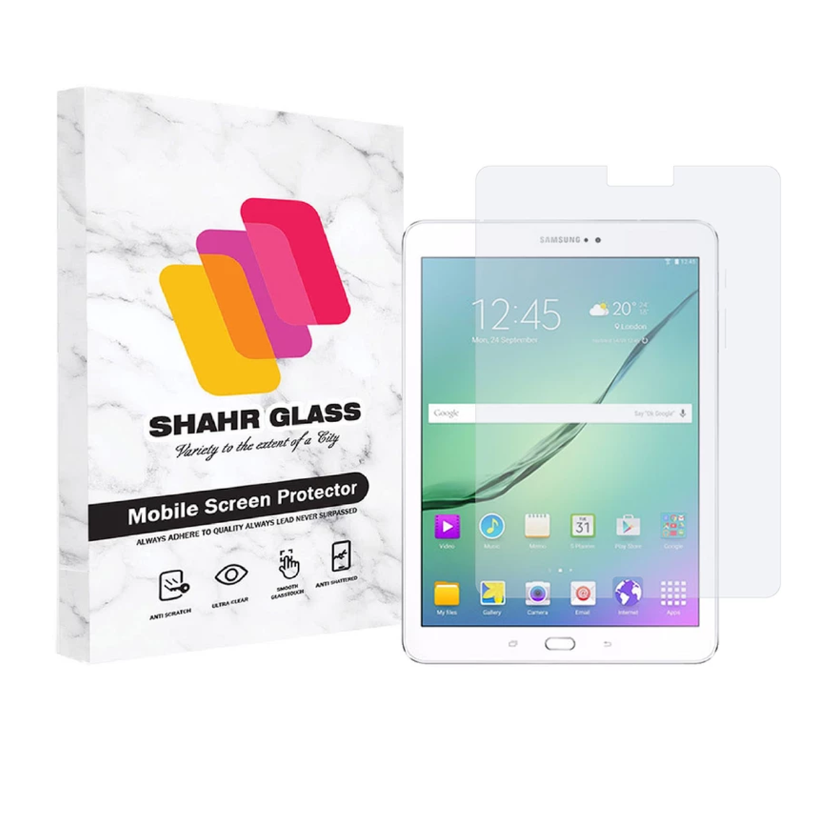 گلس تبلت سامسونگ Galaxy Tab S2 9.7 2015 شهر گلس مدل UCCT2 -بی رنگ شفاف گلس تبلت سامسونگ Galaxy Tab S2 9.7 2015 شهر گلس مدل UCCT2 -بی رنگ شفاف