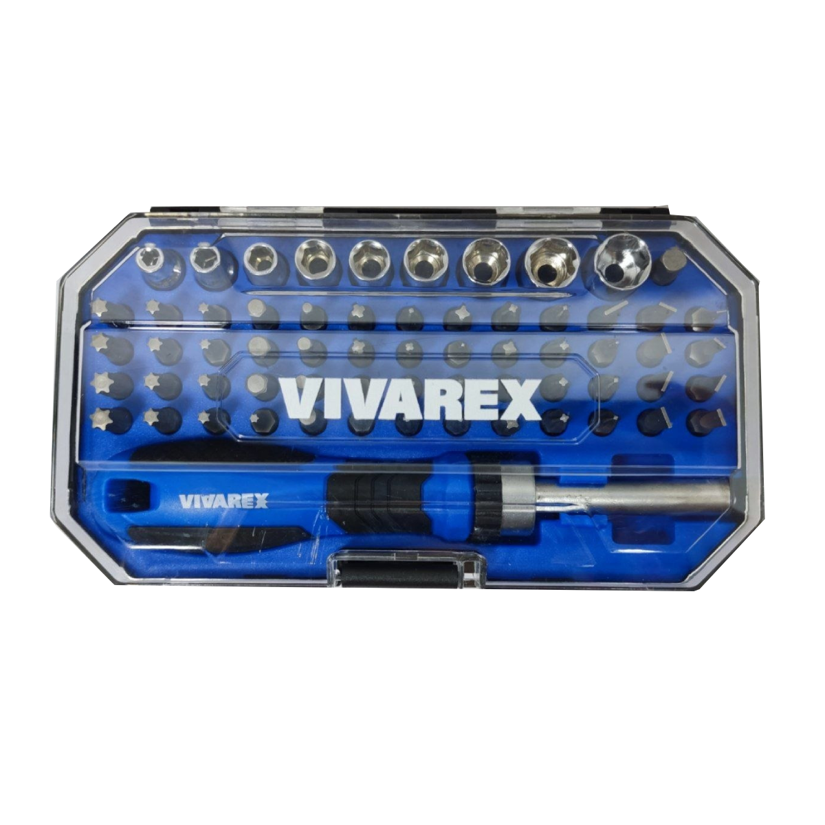 پیچ گوشتی و بکس ویوارکس مدل VR6365-SD مجموعه 63 عددی-آبی