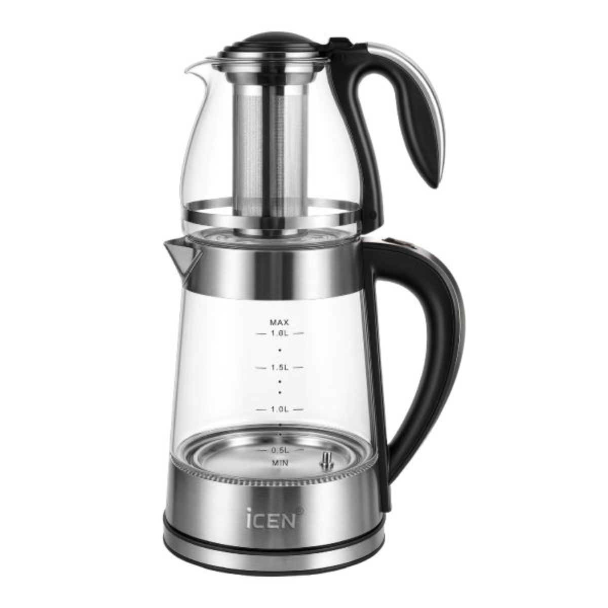 چای ساز آیسن مدل IE-T650-مشکی چای ساز آیسن مدل IE-T650-مشکی