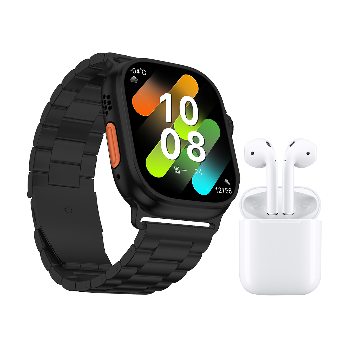 ساعت هوشمند مودیو مدل MC80 Ultra Max همراه با هندزفری ساعت هوشمند مودیو مدل MC80 Ultra Max همراه با هندزفری