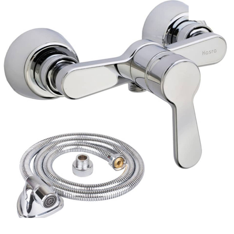 شیر سرویس بهداشتی کسری مدل ادموند به همراه شلنگ توالت شیر سرویس بهداشتی کسری مدل ادموند به همراه شلنگ توالت