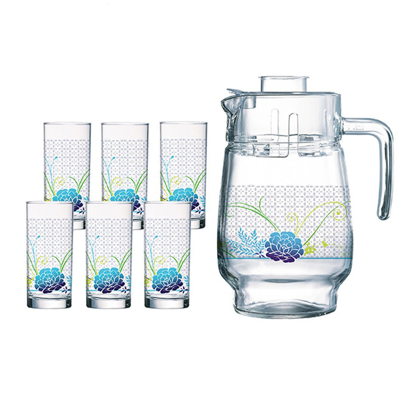 ست پارچ و لیوان 7 پارچه لومینارک مدل DALIANE ست پارچ و لیوان 7 پارچه لومینارک مدل DALIANE