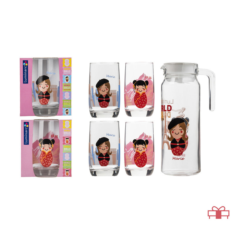 ست پارچ و لیوان 5 پارچه لومینارک مدل H6375 به همراه 2 عدد لیوان ست پارچ و لیوان 5 پارچه لومینارک مدل H6375 به همراه 2 عدد لیوان