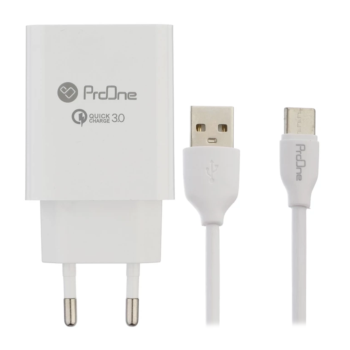 شارژر دیواری پرووان مدل PWC520 توان 18 وات با کابل USB-C شارژر دیواری پرووان مدل PWC520 توان 18 وات با کابل USB-C