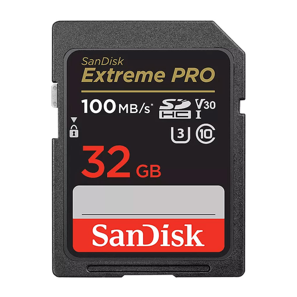 کارت حافظه SDHC سن دیسک مدل Extreme Pro V30 کلاس 10 استاندارد UHS-I U3 سرعت 100mbps ظرفیت 32 گیگابایت کارت حافظه SDHC سن دیسک مدل Extreme Pro V30 کلاس 10 استاندارد UHS-I U3 سرعت 100mbps ظرفیت 32 گیگابایت