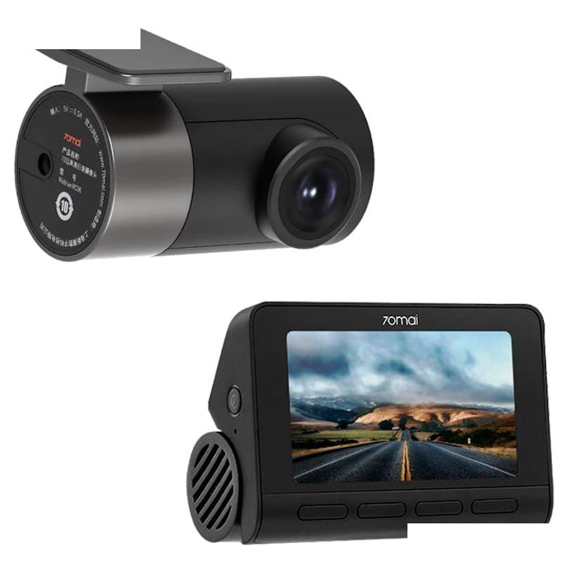 : دوربین فیلم برداری خودروی سوِنتی مِی مدل 70Mai Dash Cam Set A810 دوربین جلو به همراه دوربین عقب : دوربین فیلم برداری خودروی سوِنتی مِی مدل 70Mai Dash Cam Set A810 دوربین جلو به همراه دوربین عقب