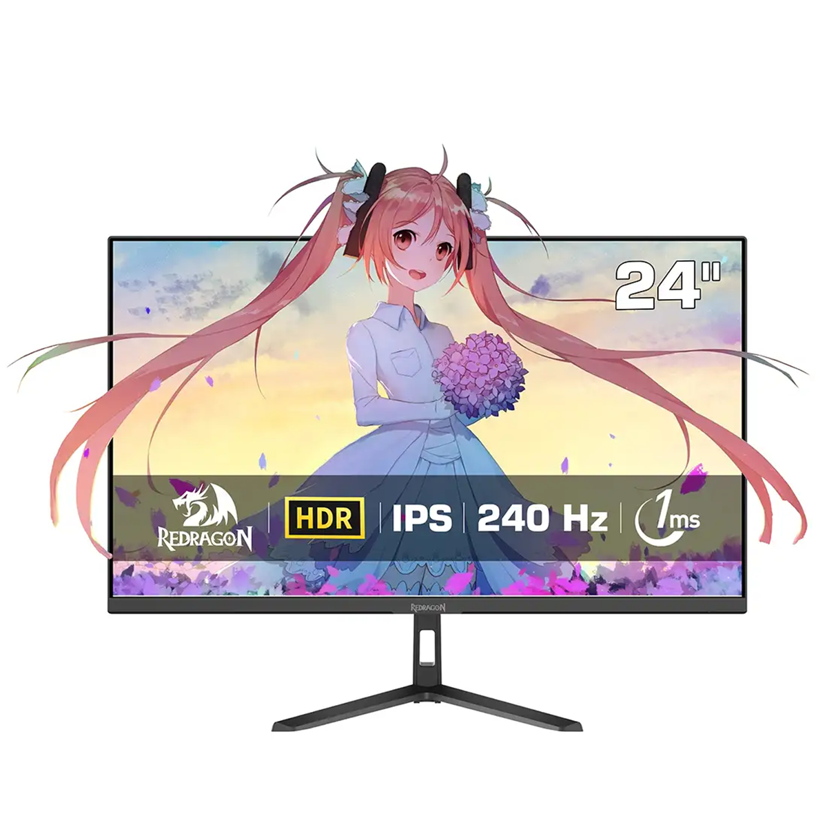 مانیتور گیمینگ ردراگون مدل GMW2481SE سایز 24 اینچ مانیتور گیمینگ ردراگون مدل GMW2481SE سایز 24 اینچ