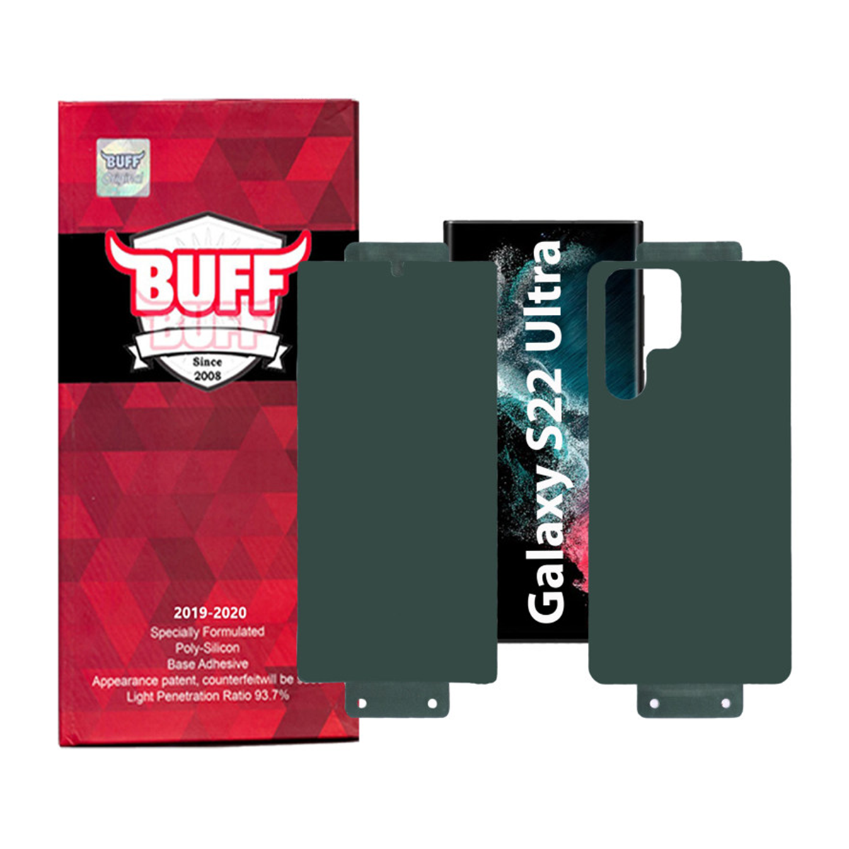 محافظ صفحه نمایش و پشت گوشی سامسونگ Galaxy S22 Ultra بوف مدل Full Body محافظ صفحه نمایش و پشت گوشی سامسونگ Galaxy S22 Ultra بوف مدل Full Body