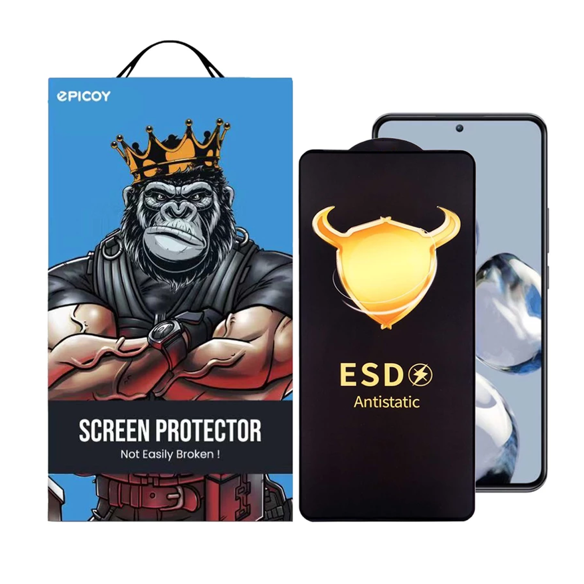 گلس گوشی شیائومی 11T-12T Pro-10T Lite اپیکوی مدل Golden ESD-مشکی گلس گوشی شیائومی 11T-12T Pro-10T Lite اپیکوی مدل Golden ESD-مشکی