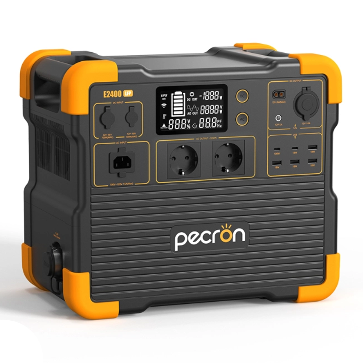 پاور استیشن پکرون مدل E2400 LFP ظرفیت 2048 میلی آمپر ساعت پاور استیشن پکرون مدل E2400 LFP ظرفیت 2048 میلی آمپر ساعت