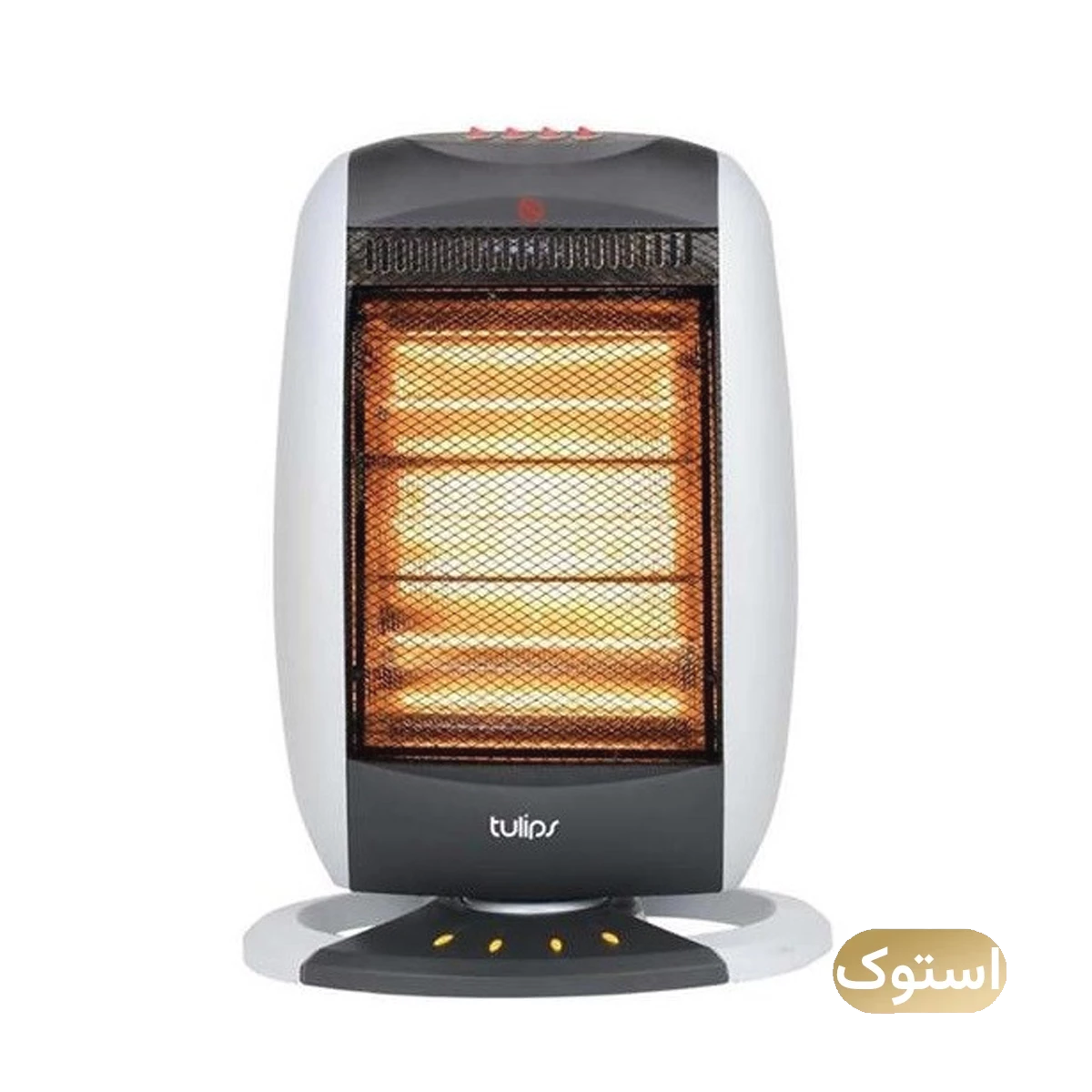 بخاری برقی هالوژنی استوک Open Box - تولیپس مدل EH-202 - سفید-Standard بخاری برقی هالوژنی استوک Open Box - تولیپس مدل EH-202 - سفید-Standard