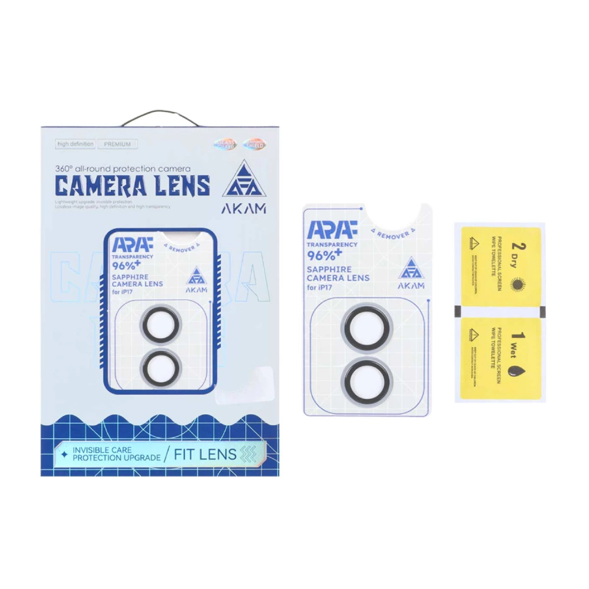 محافظ لنز دوربین گوشی اپل iPhone 17 آکام مدل رینگی شابلون دار-مشکی محافظ لنز دوربین گوشی اپل iPhone 17 آکام مدل رینگی شابلون دار-مشکی