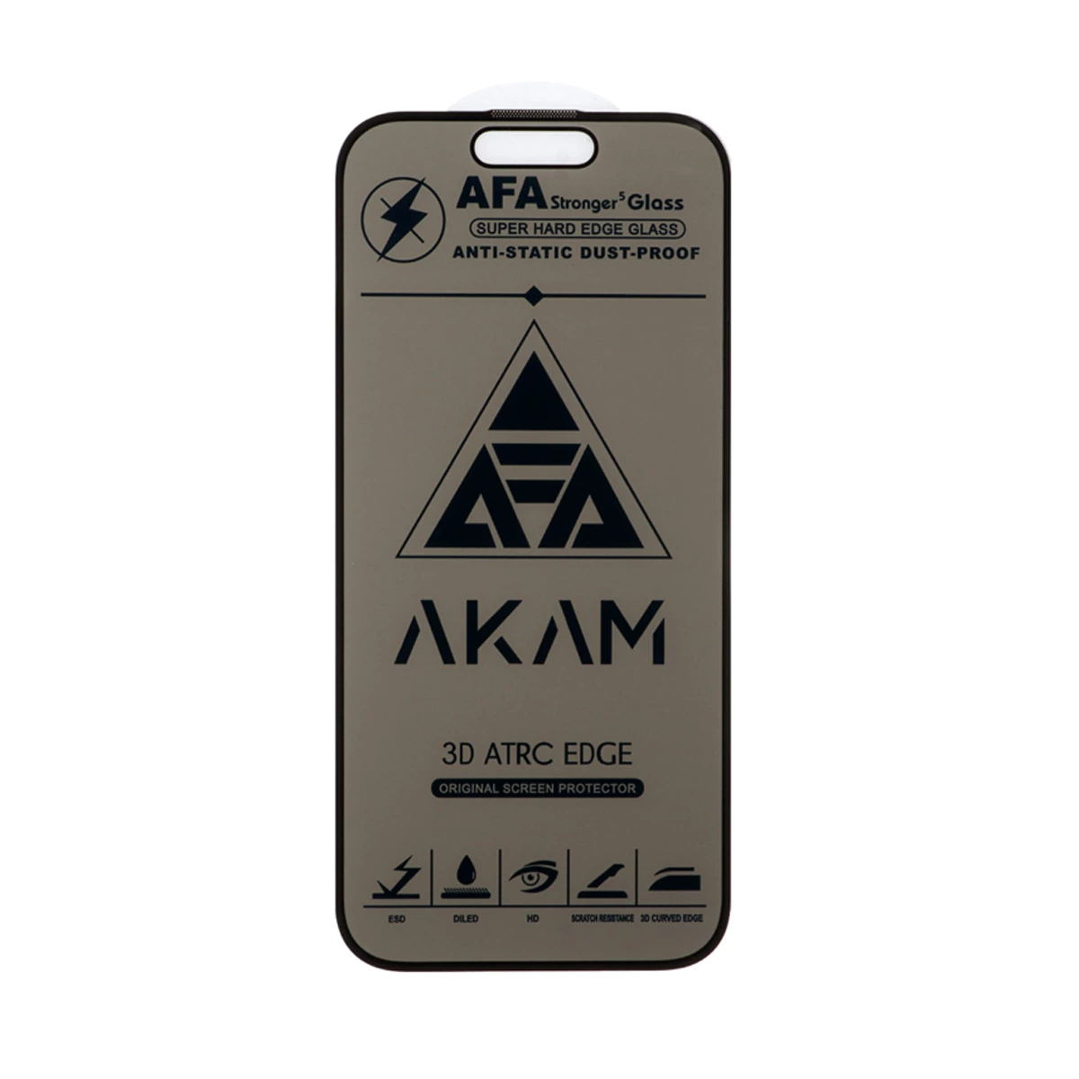 محافظ صفحه نمایش گوشی اپل iPhone 17 - iPhone 16 Pro آکام مدل Full Cover Privacy ESD-مشکی محافظ صفحه نمایش گوشی اپل iPhone 17 - iPhone 16 Pro آکام مدل Full Cover Privacy ESD-مشکی