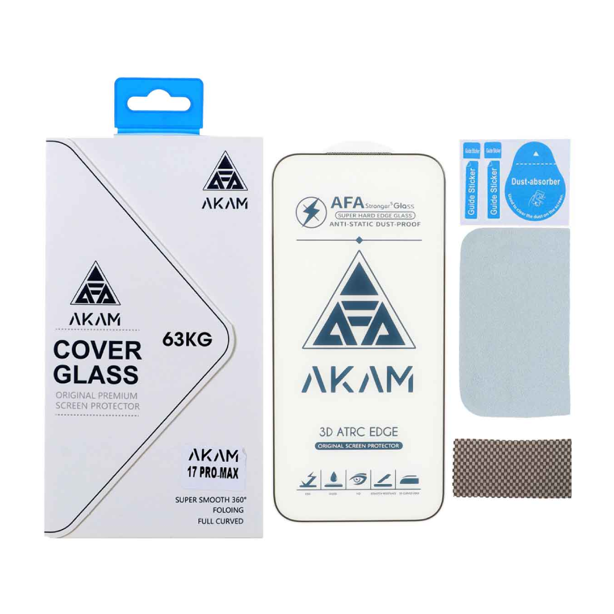 محافظ صفحه نمایش گوشی اپل Apple iPhone 17 Pro Max آکام مدل Full Cover-مشکی محافظ صفحه نمایش گوشی اپل Apple iPhone 17 Pro Max آکام مدل Full Cover-مشکی