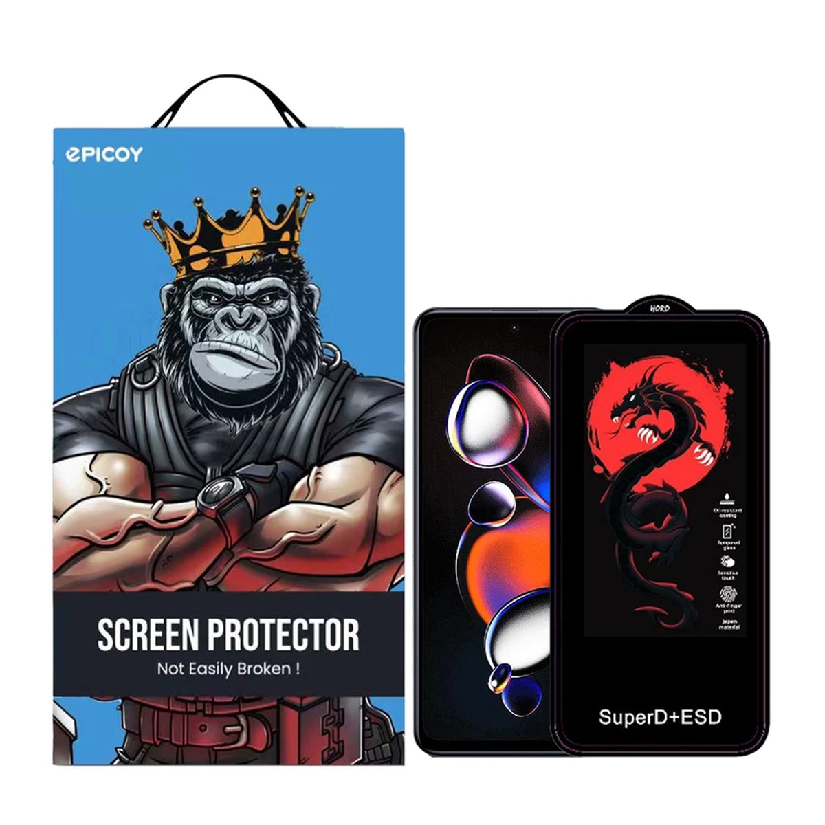 گلس گوشی شیائومی Redmi 12T Pro - 11T Pro Plus اپیکوی مدل Dragon ESD-مشکی گلس گوشی شیائومی Redmi 12T Pro - 11T Pro Plus اپیکوی مدل Dragon ESD-مشکی