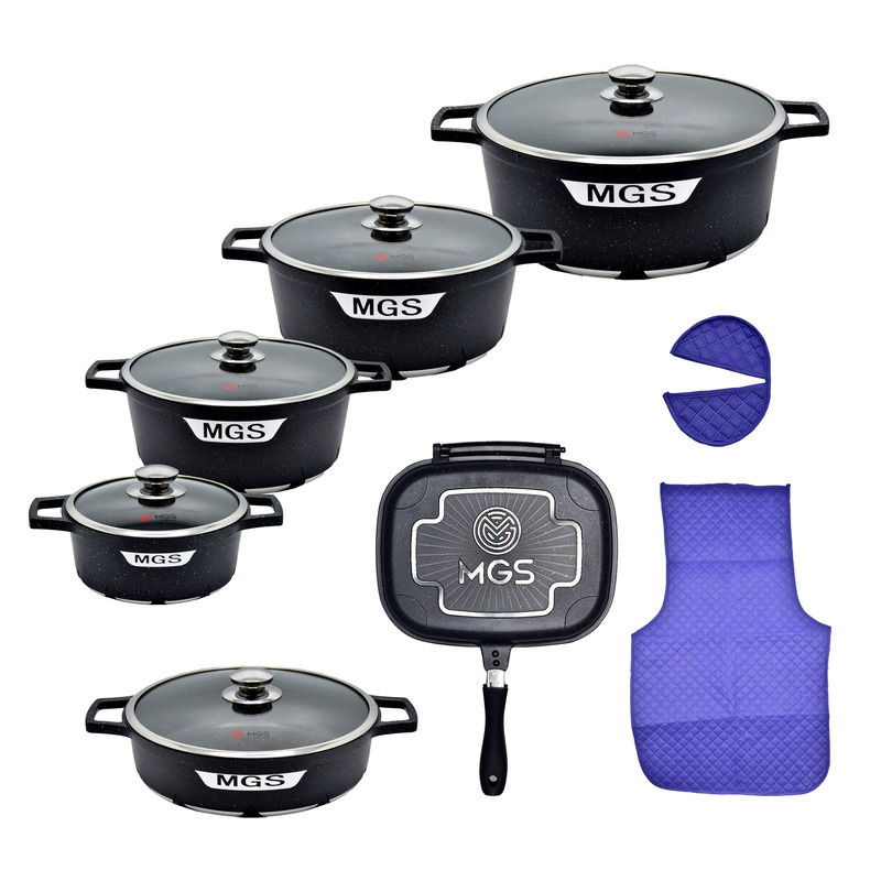 سرویس پخت و پز 15 پارچه ام جی اس مدل جرمنی C سرویس پخت و پز 15 پارچه ام جی اس مدل جرمنی C