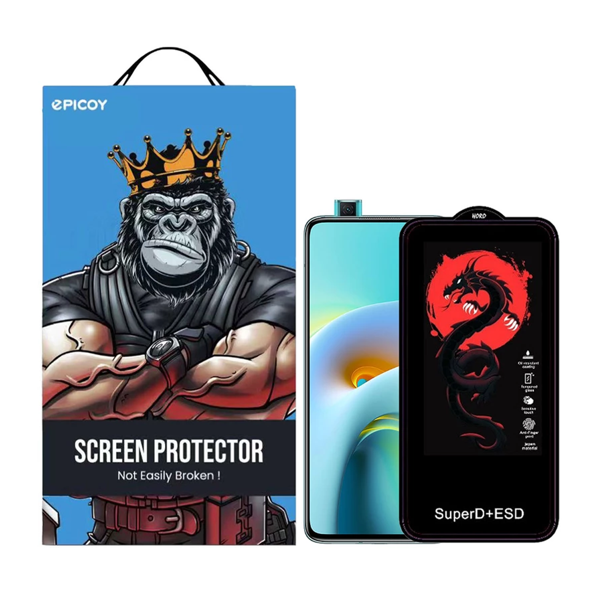 گلس گوشی شیائومی Redmi K30 Pro - K30 Ultra اپیکوی مدل Dragon ESD-مشکی گلس گوشی شیائومی Redmi K30 Pro - K30 Ultra اپیکوی مدل Dragon ESD-مشکی