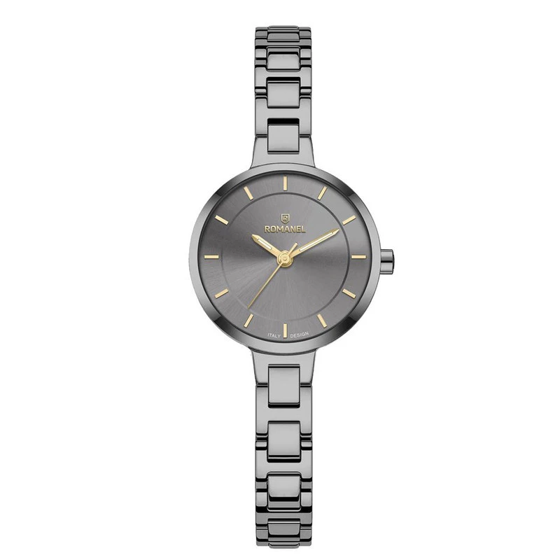 ساعت مچی عقربهای کوارتز زنانه رومانل مدل RM401001L-M-بدنه طوسی بند طوسی ساعت مچی عقربهای کوارتز زنانه رومانل مدل RM401001L-M-بدنه طوسی بند طوسی