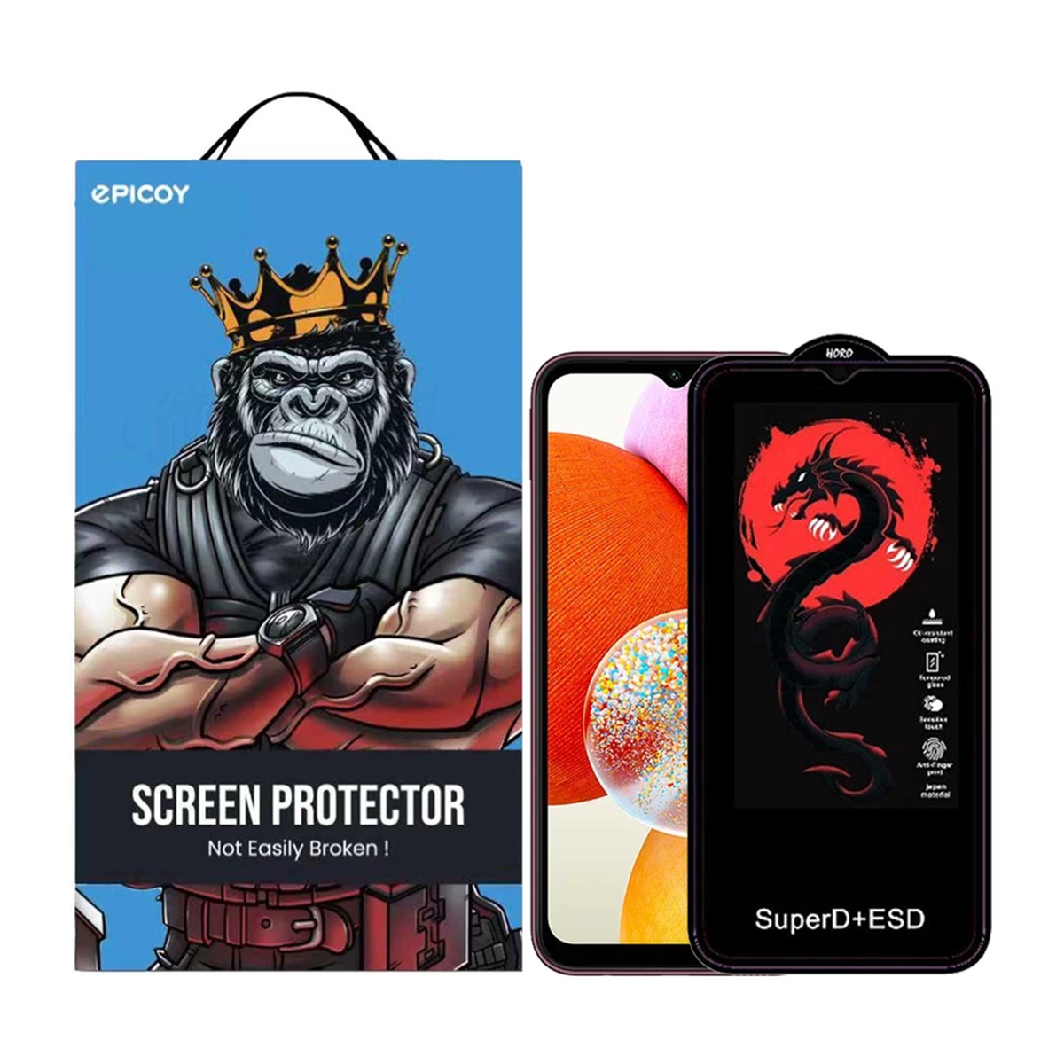 گلس گوشی سامسونگ Galaxy A14 4G - 5G اپیکوی مدل Dragon ESD گلس گوشی سامسونگ Galaxy A14 4G - 5G اپیکوی مدل Dragon ESD