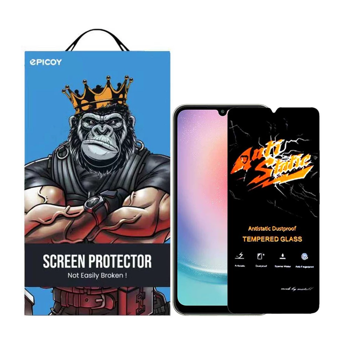 گلس گوشی سامسونگ Galaxy A24 اپیکوی مدل Antistatic Dustproof گلس گوشی سامسونگ Galaxy A24 اپیکوی مدل Antistatic Dustproof