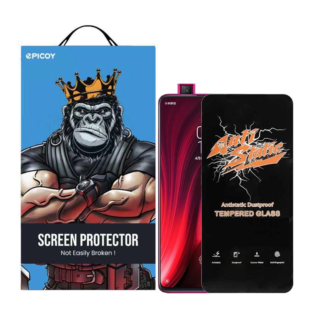 گلس گوشی شیائومی Redmi Note 12 اپیکوی مدل Antistatic Dustproof گلس گوشی شیائومی Redmi Note 12 اپیکوی مدل Antistatic Dustproof