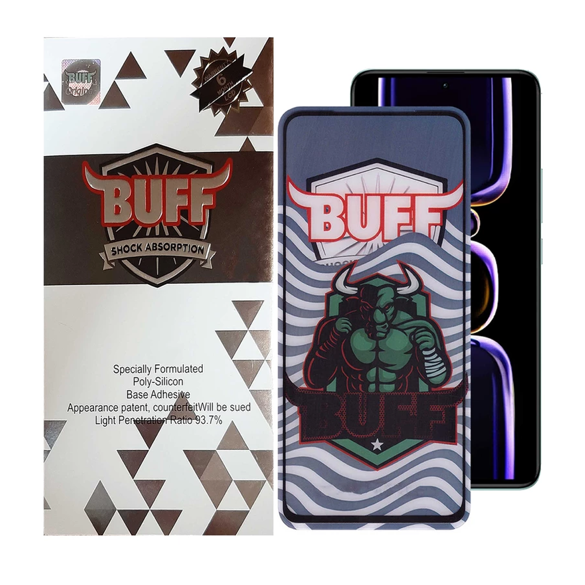 گلس گوشی شیائومی Redmi K60 بوف 5D مدل Super Power-G-مشکی گلس گوشی شیائومی Redmi K60 بوف 5D مدل Super Power-G-مشکی