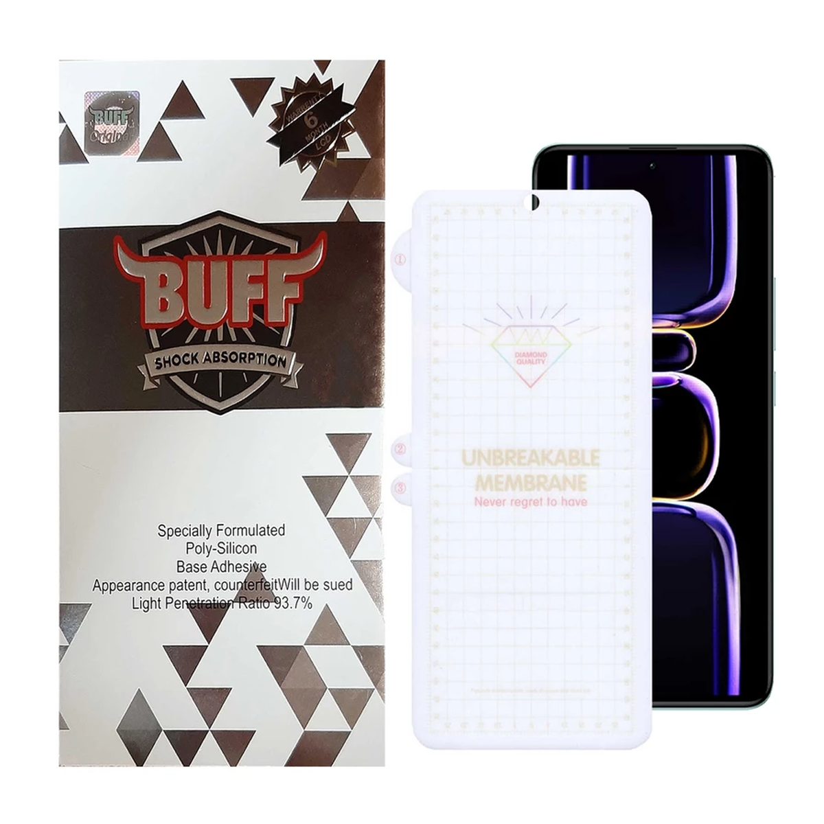 گلس گوشی شیائومی Redmi K60 بوف مدل Hydrogel-G-بی رنگ گلس گوشی شیائومی Redmi K60 بوف مدل Hydrogel-G-بی رنگ