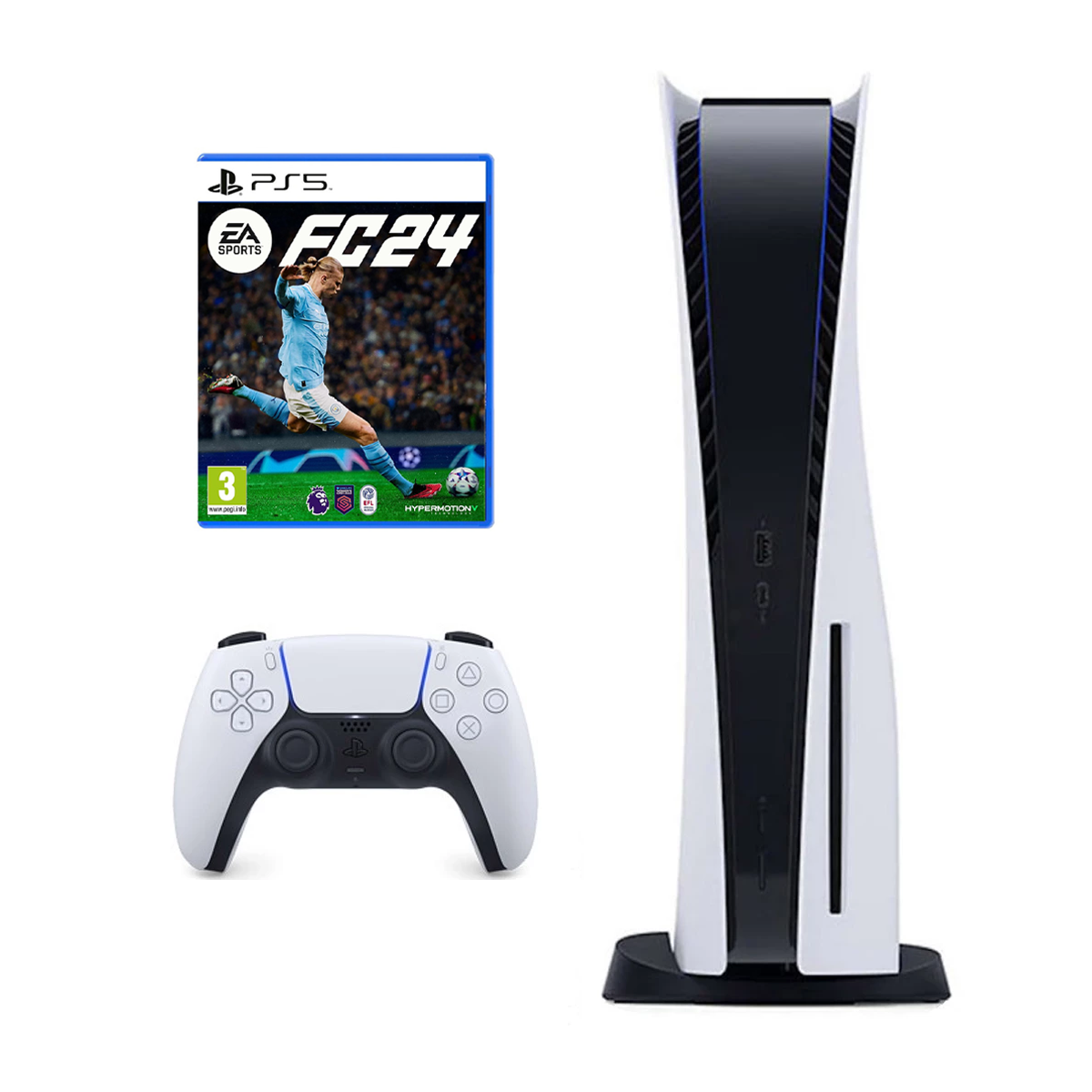 کنسول بازی پلی استیشن 5 نسخه استاندارد به همراه بازی FC 24 کنسول بازی پلی استیشن 5 نسخه استاندارد به همراه بازی FC 24