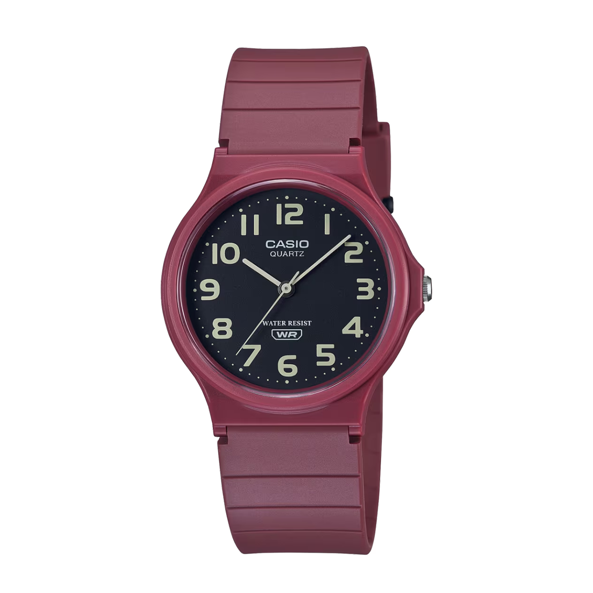 ساعت عقربه ای کاسیو مدل MQ-24UC-4B-زرشکی ساعت عقربه ای کاسیو مدل MQ-24UC-4B-زرشکی