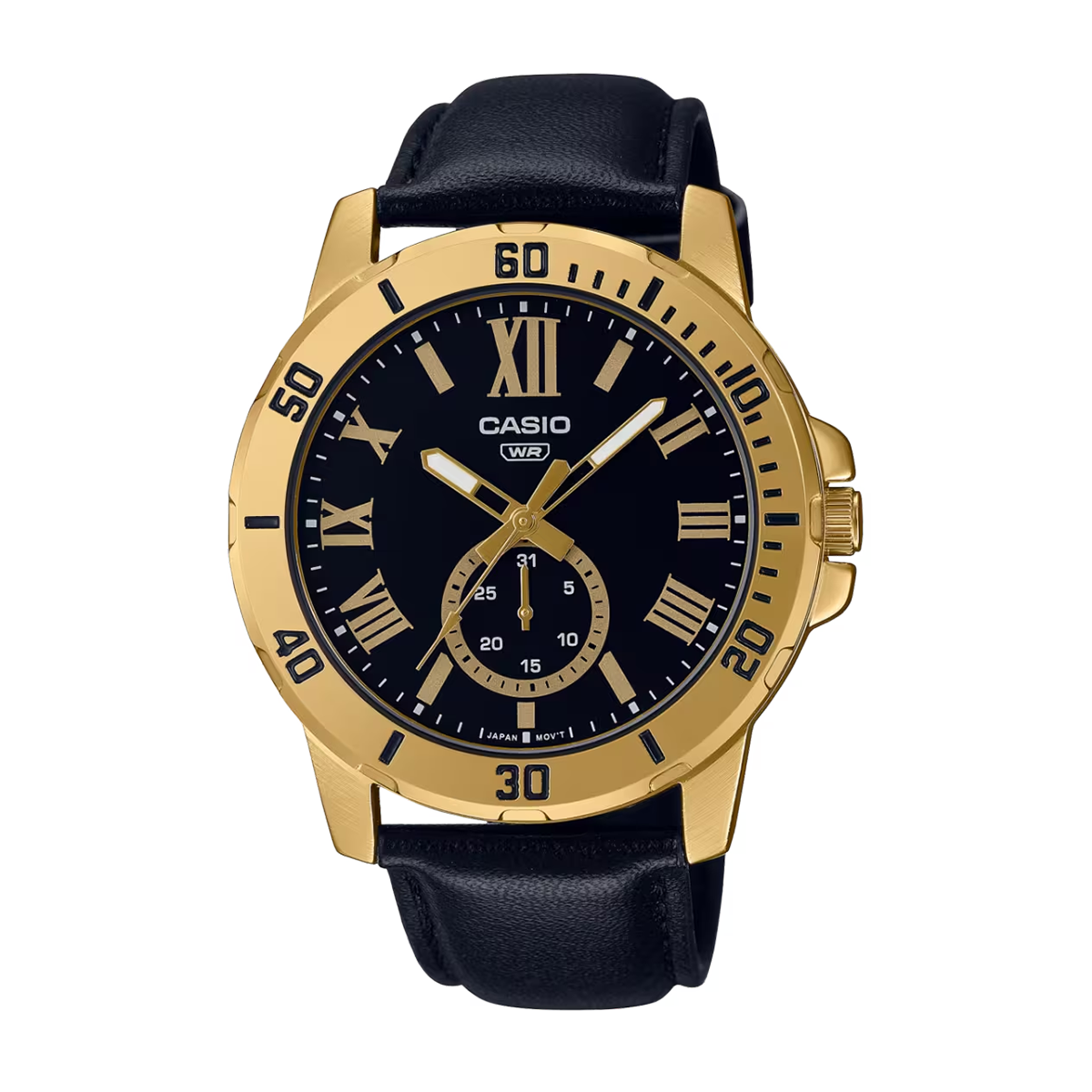 ساعت عقربه ای کاسیو مردانه مدل MTP-VD200GL-1B-طلایی ساعت عقربه ای کاسیو مردانه مدل MTP-VD200GL-1B-طلایی