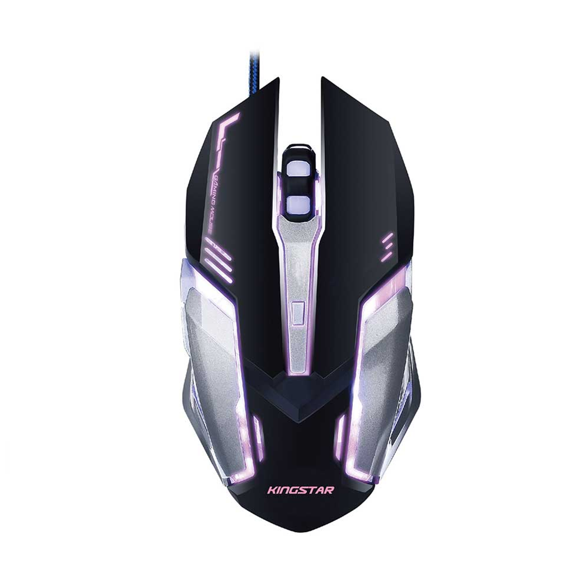 ماوس گیمینگ کینگ استار مدل KM390G-نقرهای ماوس گیمینگ کینگ استار مدل KM390G-نقرهای