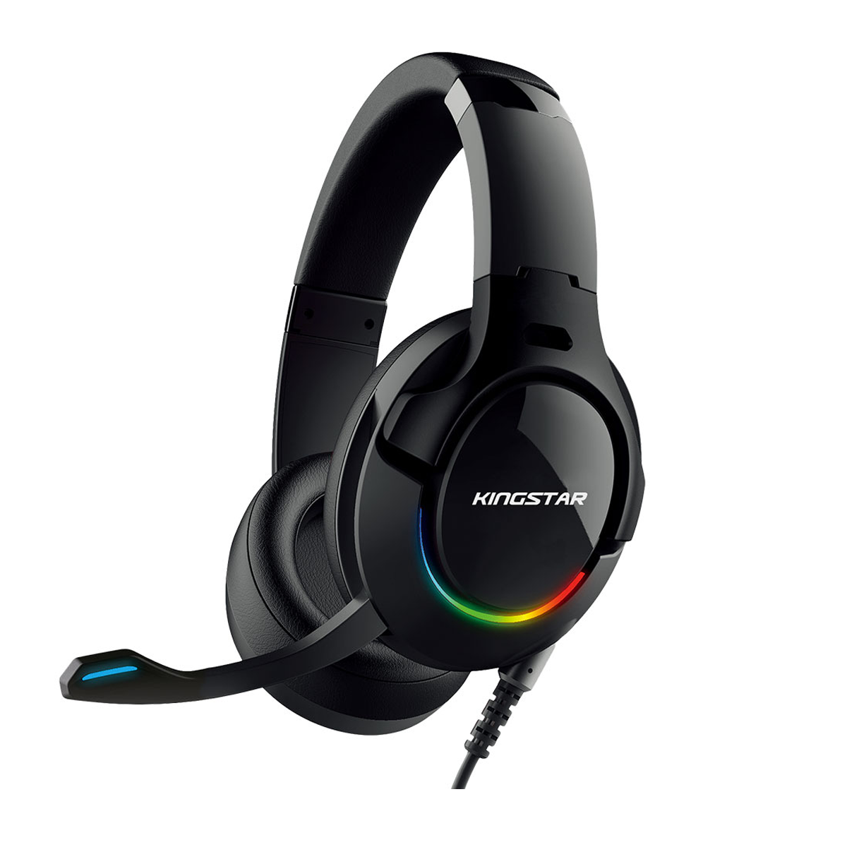 هدفون گیمینگ کینگ استار مدل KWH195G-مشکی هدفون گیمینگ کینگ استار مدل KWH195G-مشکی