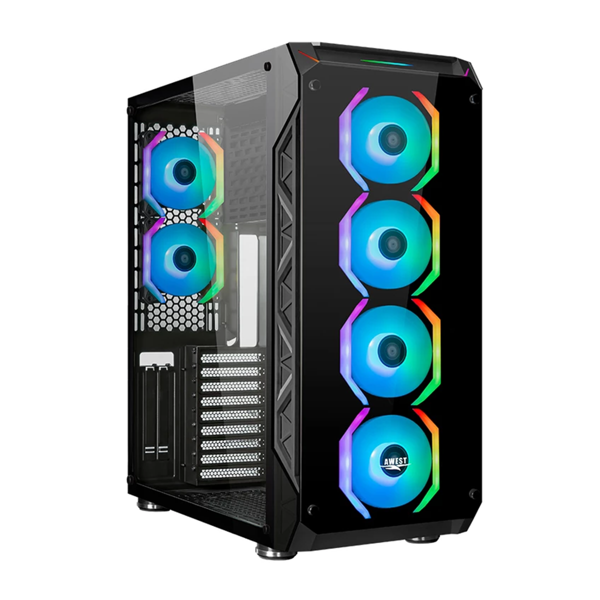 کیس کامپیوتر اوست مدل GT-AV402-FB-مشکی