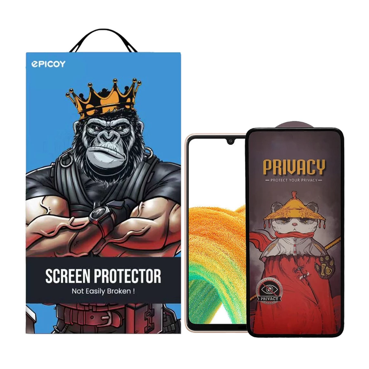 گلس حریم شخصی گوشی سامسونگ Galaxy A33 5G - F22 4G اپیکوی مدل AirBag گلس حریم شخصی گوشی سامسونگ Galaxy A33 5G - F22 4G اپیکوی مدل AirBag