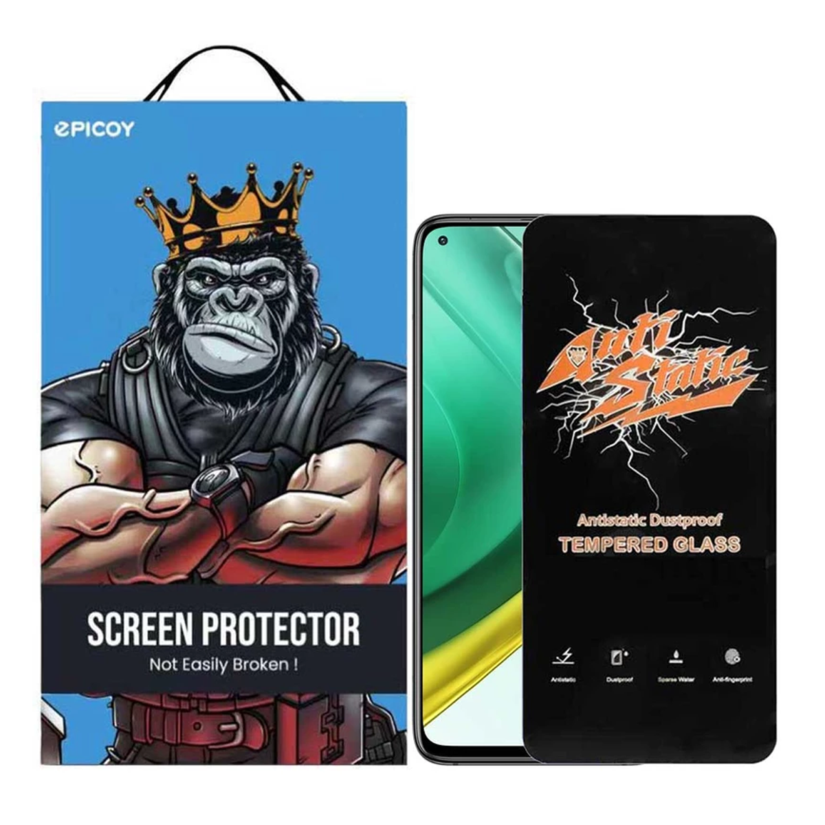 گلس گوشی شیائومی Mi 10T - Mi 10T Pro - Mi 10T Lite اپیکوی مدل Antistatic Dustproof-مشکی گلس گوشی شیائومی Mi 10T - Mi 10T Pro - Mi 10T Lite اپیکوی مدل Antistatic Dustproof-مشکی