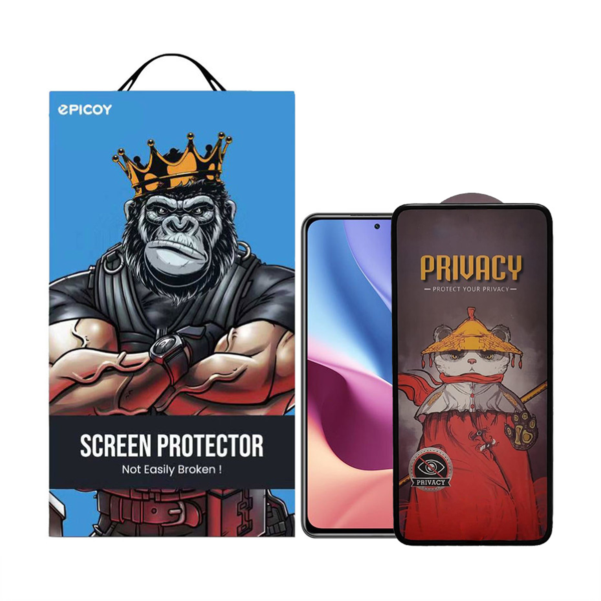 گلس حریم شخصی گوشی شیائومی Redmi K40 Pro Plus اپیکوی مدل Airbag