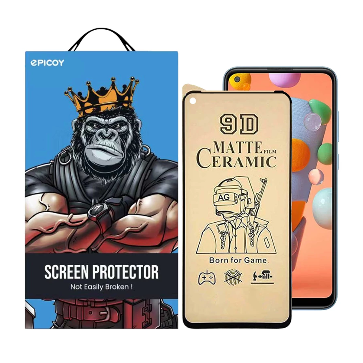 محافظ صفحه نمایش گوشی سامسونگ Galaxy A11 - M11 اپیکوی سرامیکی مات مدل BodyGuard-مشکی محافظ صفحه نمایش گوشی سامسونگ Galaxy A11 - M11 اپیکوی سرامیکی مات مدل BodyGuard-مشکی