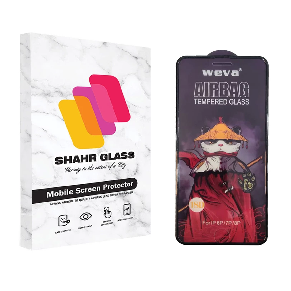 گلس گوشی اپل iPhone 8 Plus شهر گلس مدل AIRBAG گلس گوشی اپل iPhone 8 Plus شهر گلس مدل AIRBAG