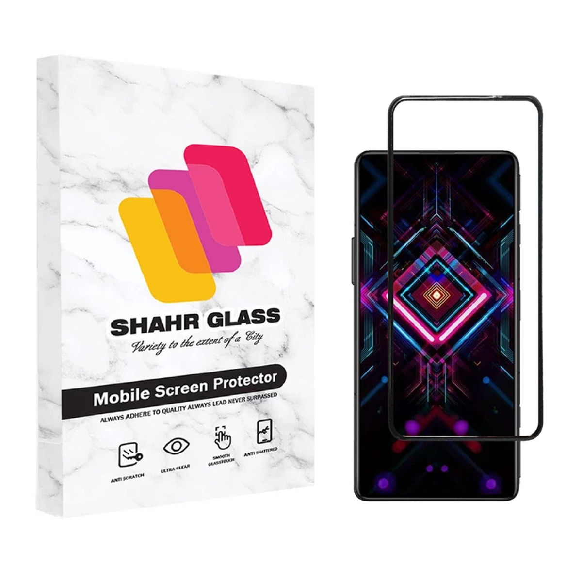 گلس گوشی شیائومی Redmi K40 Gaming شهر گلس مدل WEVA-مشکی گلس گوشی شیائومی Redmi K40 Gaming شهر گلس مدل WEVA-مشکی