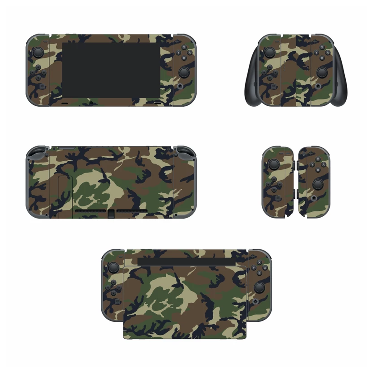 برچسب نینتندو سوییچ مدل Camo برچسب نینتندو سوییچ مدل Camo
