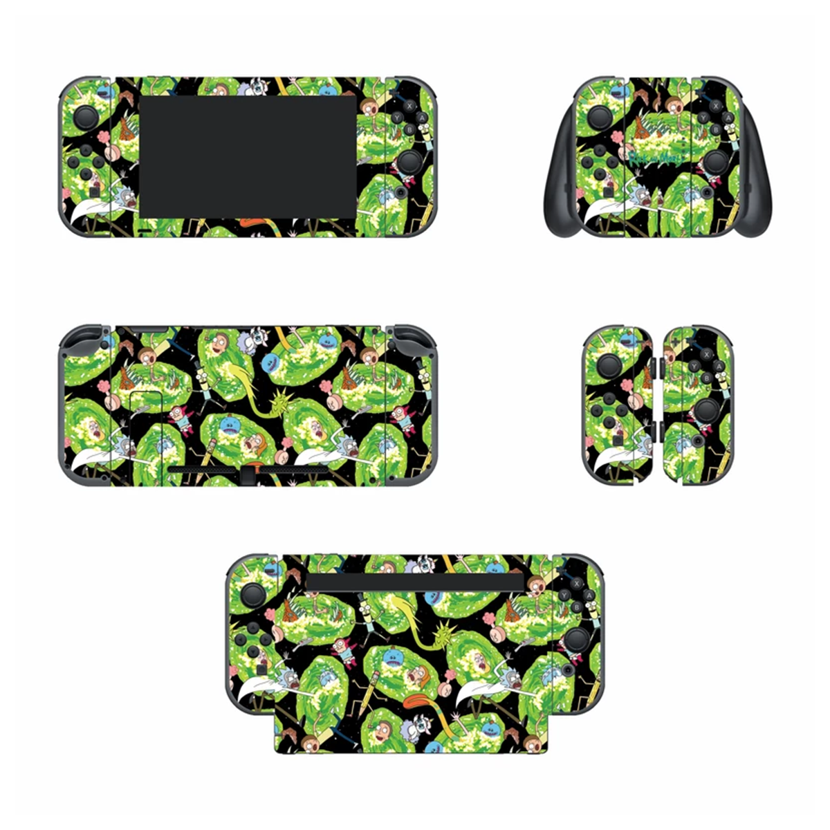 برچسب نینتندو سوییچ مدل Rick and Morty برچسب نینتندو سوییچ مدل Rick and Morty