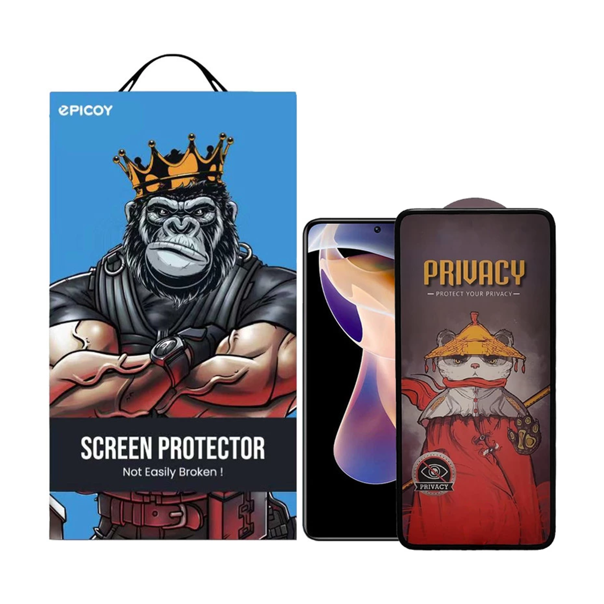 گلس حریم شخصی گوشی شیائومی Redmi Note 11 Pro Plus اپیکوی مدل Airbvacy  گلس حریم شخصی گوشی شیائومی Redmi Note 11 Pro Plus اپیکوی مدل Airbvacy