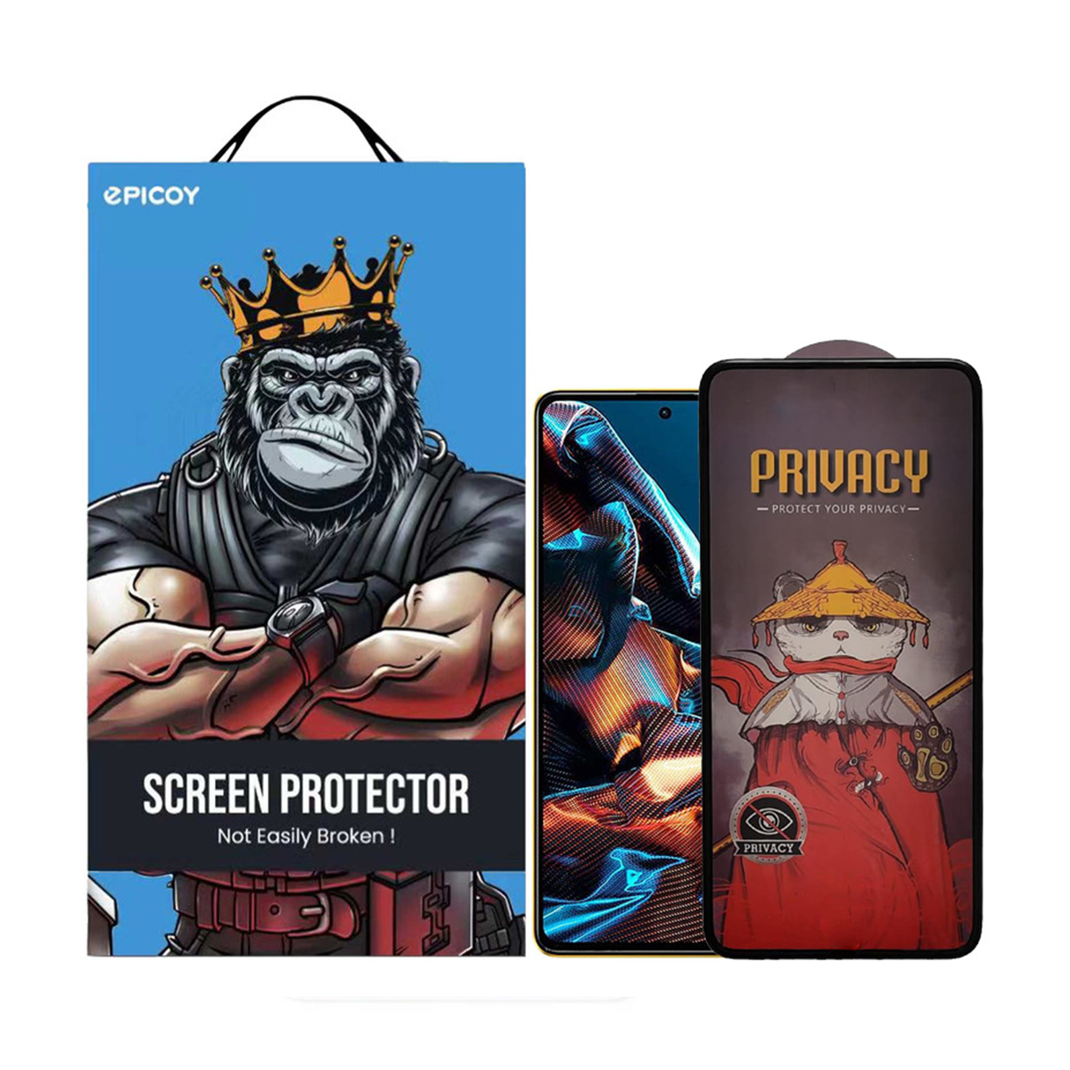 گلس گوشی پوکو F5 Pro اپیکوی مدل Airbag Privacy پرایوسی گلس گوشی پوکو F5 Pro اپیکوی مدل Airbag Privacy پرایوسی