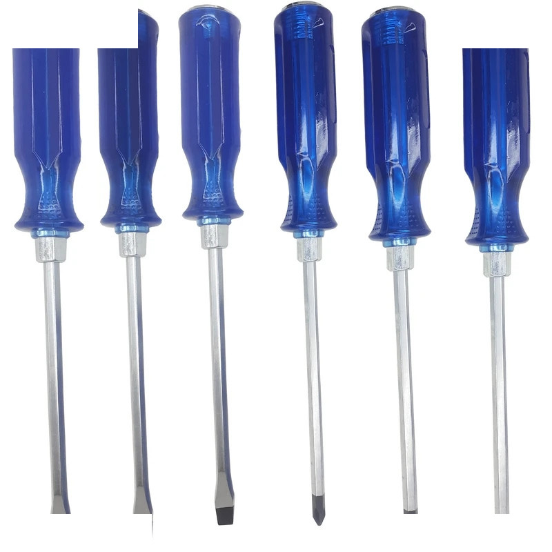 پیچ گوشتی ضربه خور مدل نوا AJ-6PCS بسته 6 عددی