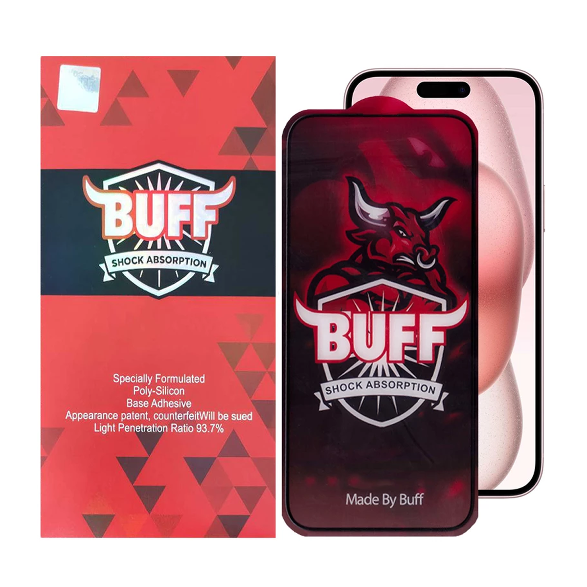 گلس گوشی اپل iPhone 15 بوف مدل Crystal Pro-مشکی گلس گوشی اپل iPhone 15 بوف مدل Crystal Pro-مشکی