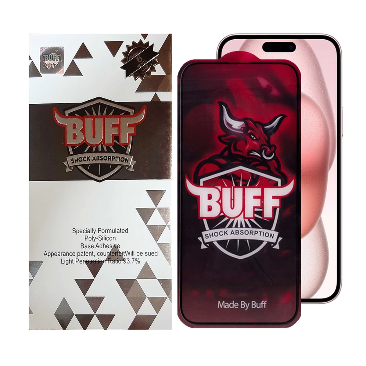 گلس گوشی اپل iPhone 15 بوف مدل Crystal Pro-G-مشکی گلس گوشی اپل iPhone 15 بوف مدل Crystal Pro-G-مشکی