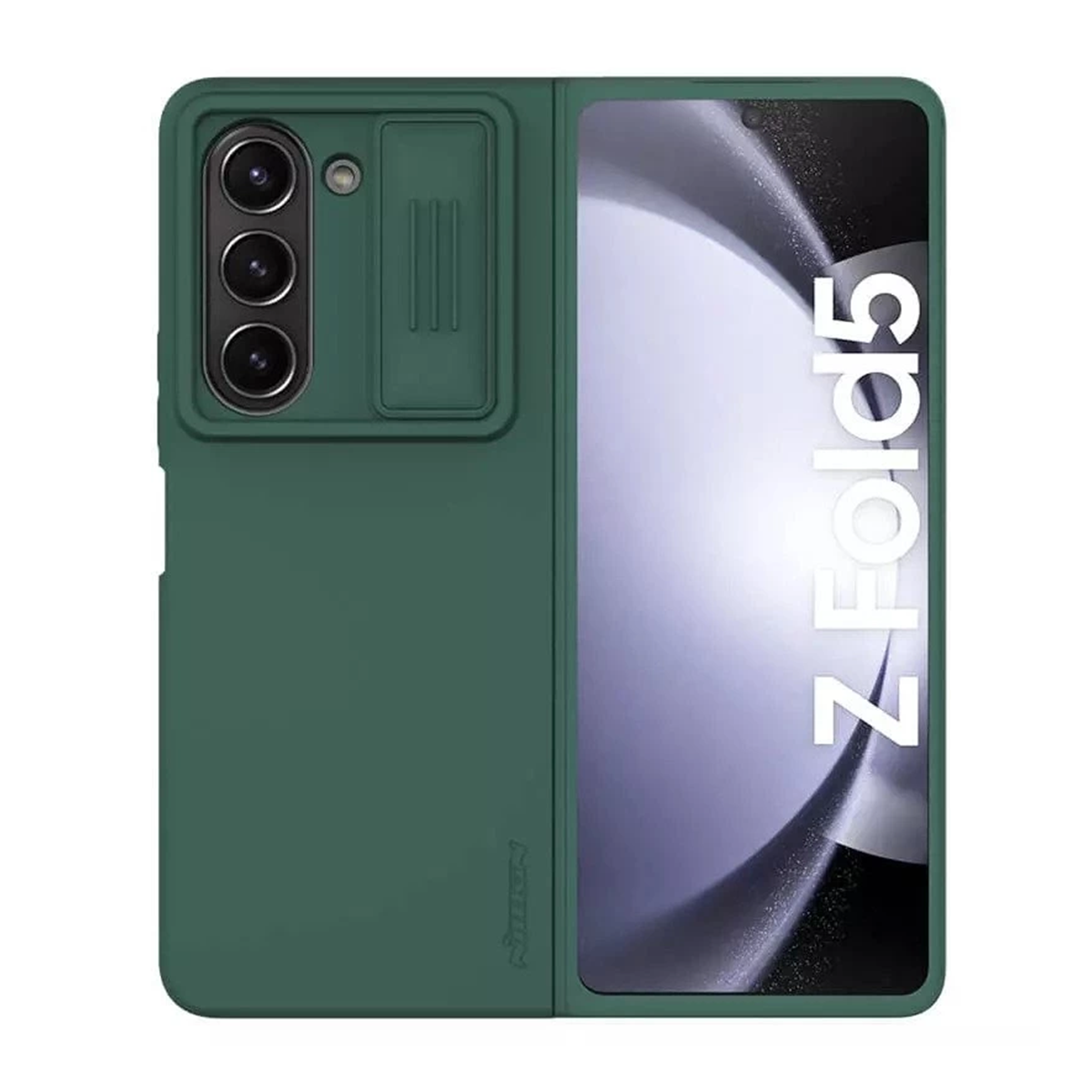 کاور گوشی سامسونگ Galaxy Z Fold 5 نیلکین مدل CamShield Silky silicon-سبز کاور گوشی سامسونگ Galaxy Z Fold 5 نیلکین مدل CamShield Silky silicon-سبز