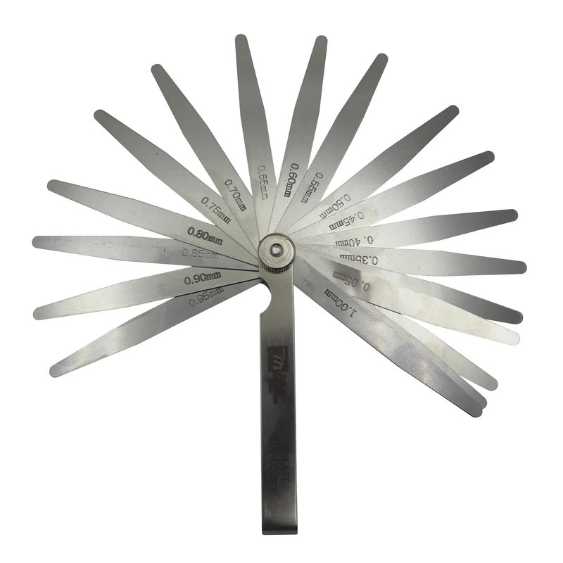 آچار فیلر میتا مدل AJ-MITA-100MM مجموعه 20 عددی آچار فیلر میتا مدل AJ-MITA-100MM مجموعه 20 عددی