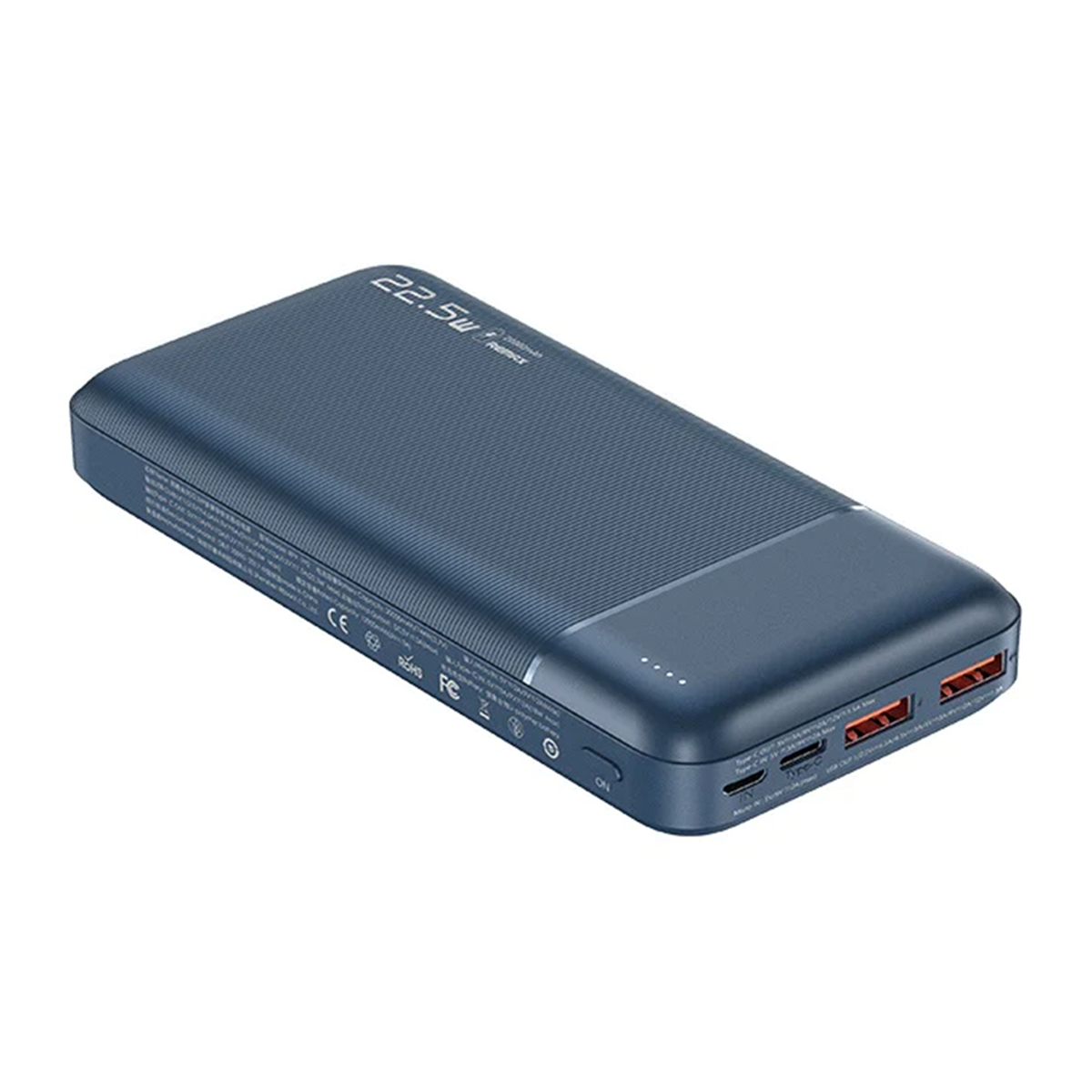 پاوربانک ریمکس مدل RPP-192 ظرفیت 20000 میلی آمپر ساعت پاوربانک ریمکس مدل RPP-192 ظرفیت 20000 میلی آمپر ساعت